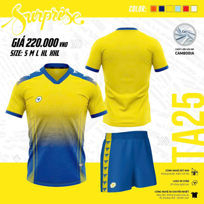 ÁO BÓNG ĐÁ KHÔNG LOGO TA25 SURPRISE